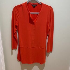 Lauren Ralph Lauren Women's Vibrant Orange Blouse